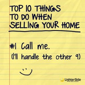 To 10 things to do with selling your home