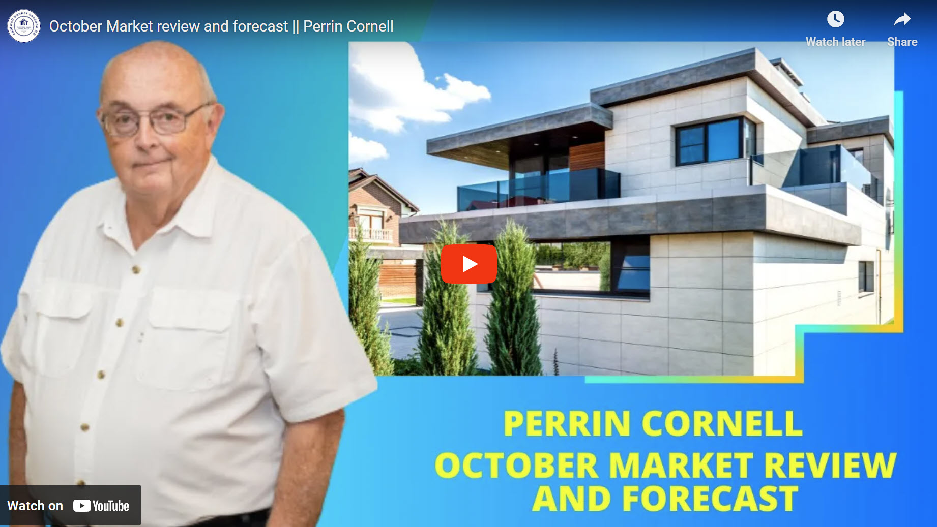 October 2022 housing marketing review and forecast by Perrin Cornell